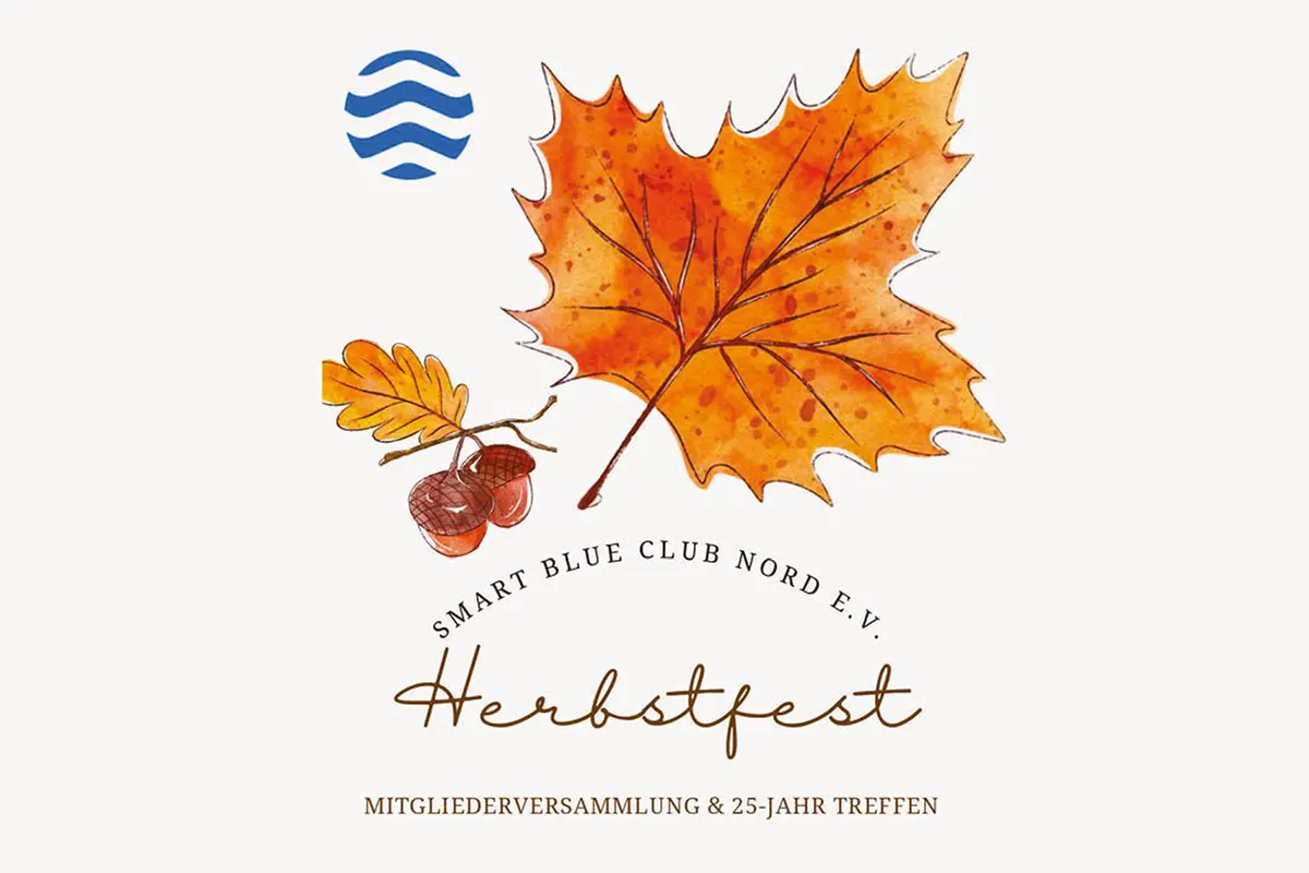 Mitgliederversammlung un dHerbstfest 25 Jahr Treffen vom Sportverein Smart Blue Club Nord e.V. in Hamburg